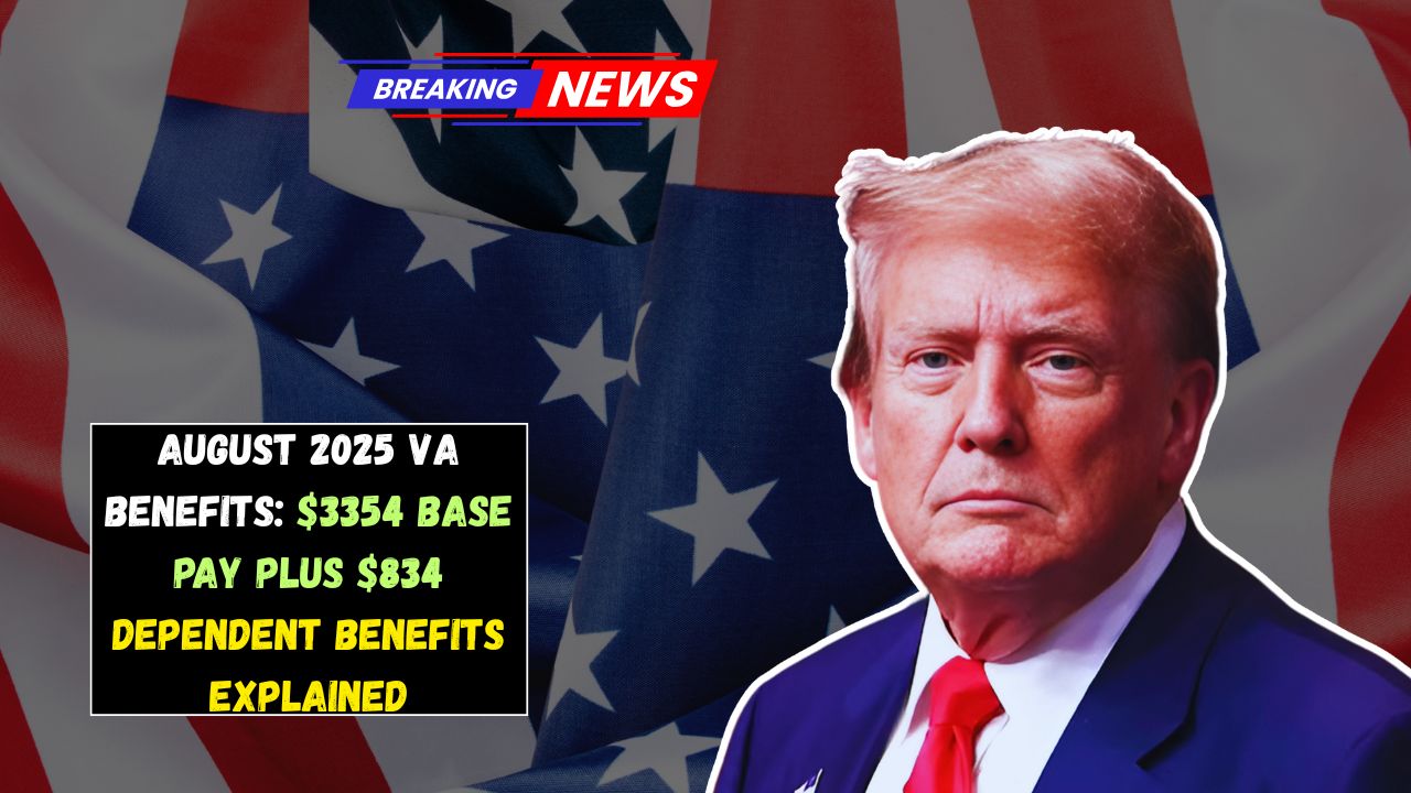 August 2025 VA Benefits: $3354 Base Pay Plus $834 Dependent Benefits Explained