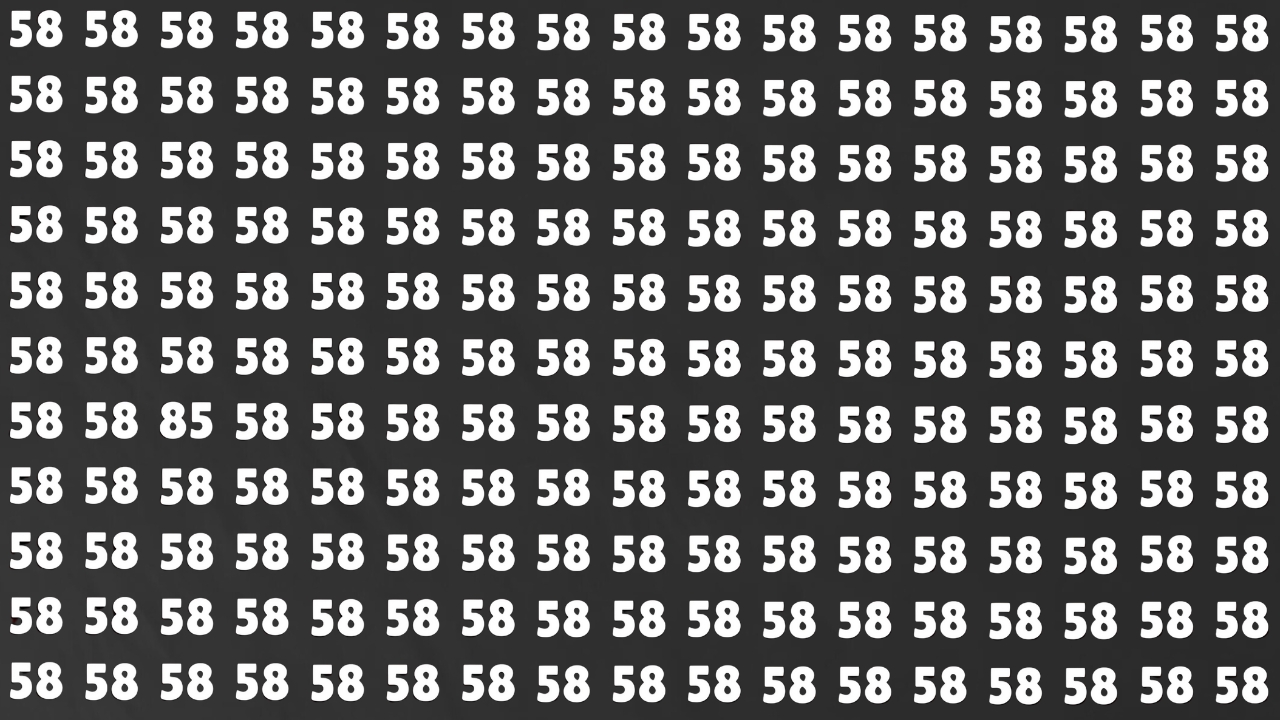 Hidden Number 85