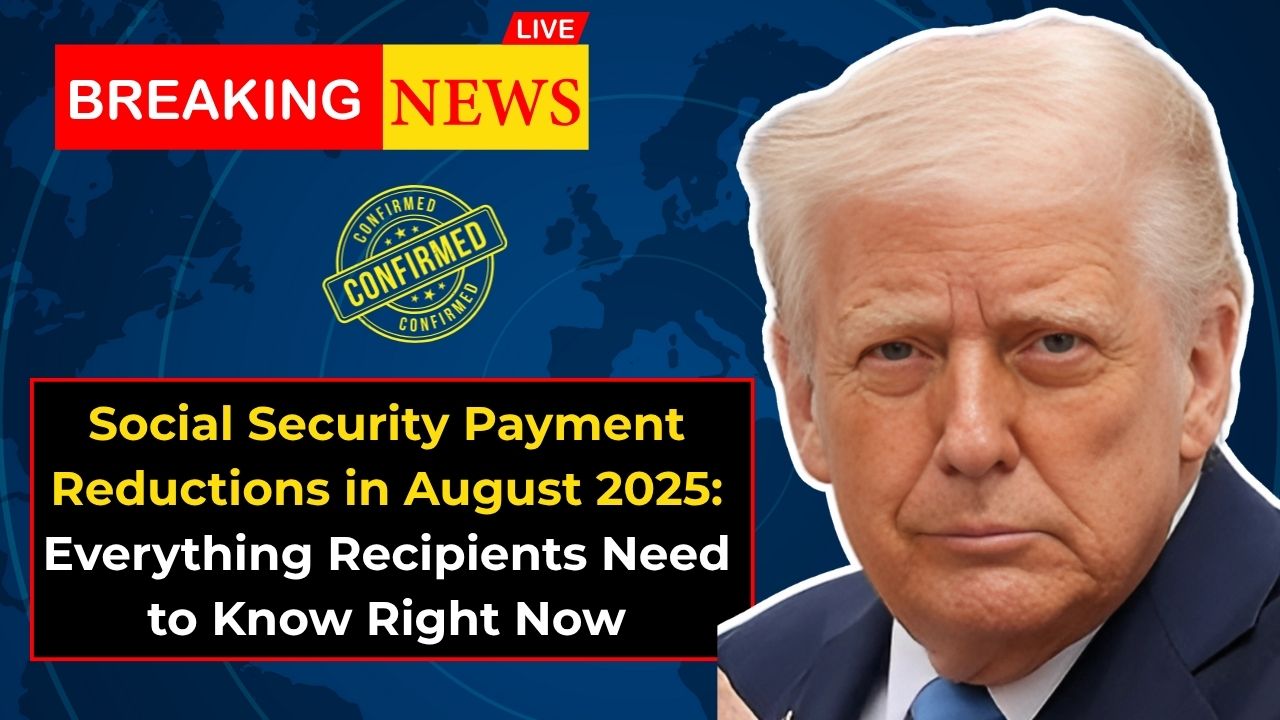 Social Security Payment Reductions in August 2025 Everything Recipients Need to Know Right Now