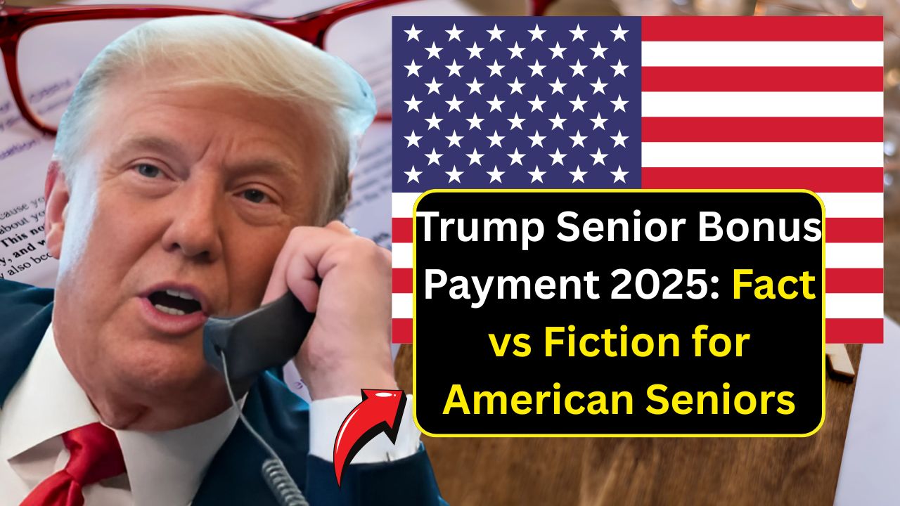 Trump Senior Bonus Payment 2025 Fact vs Fiction for American Seniors